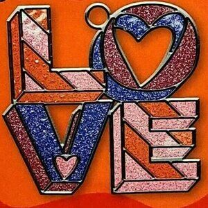 Crafts Kit Suncatcher The Original LOVE Makit & Bakit Ornament Kids 4" (1)